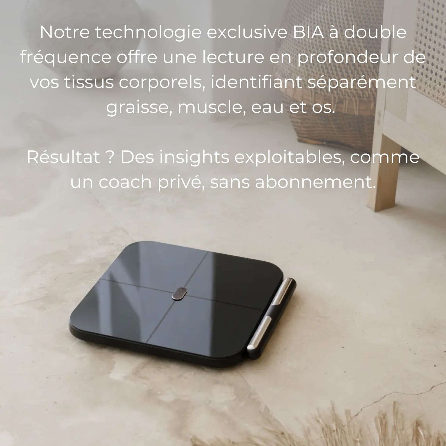 Constant 2.0 - Votre bilan corporel précis, pour une santé mesurée et maîtrisée